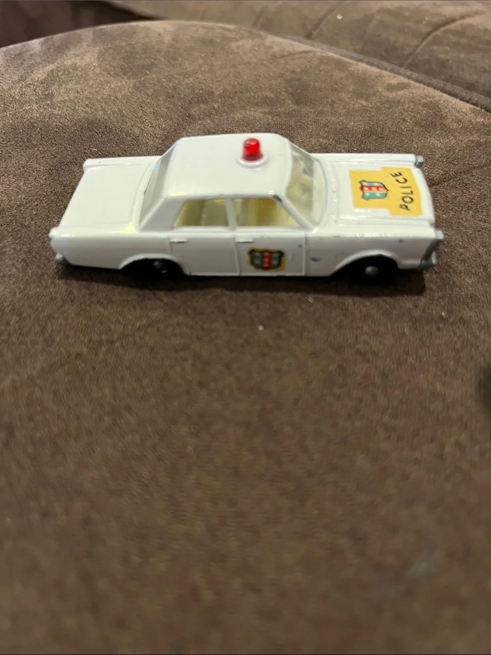 Die-Cast Kids Toy Police Car Set - Blue, White, Green